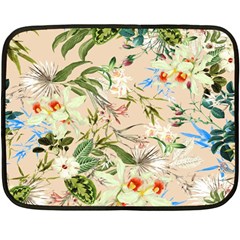 Tropical Fabric Textile Fleece Blanket (mini) by nateshop