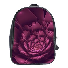 Fractal Blossom Flower Bloom School Bag (xl) by Wegoenart