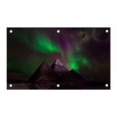 Fantasy Pyramid Mystic Space Banner And Sign 5  X 3  by Wegoenart