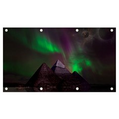 Fantasy Pyramid Mystic Space Banner And Sign 7  X 4  by Wegoenart