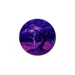 Forest Night Heaven Cloud Nature Golf Ball Marker Front