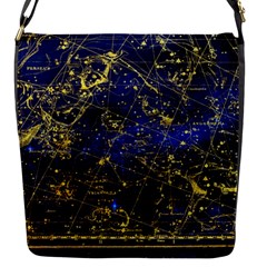 Constellation Perseus Andromeda Galaxy Flap Closure Messenger Bag (s) by Wegoenart