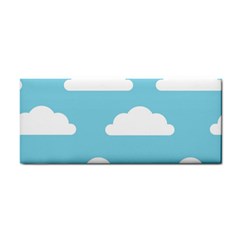 Clouds Blue Pattern Hand Towel