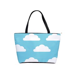 Clouds Blue Pattern Classic Shoulder Handbag