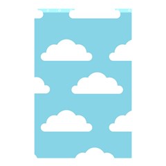 Clouds Blue Pattern Shower Curtain 48  X 72  (small)  by ConteMonfrey