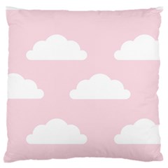 Clouds Pink Pattern   Standard Flano Cushion Case (two Sides) by ConteMonfrey