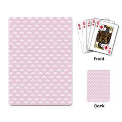 Little Clouds Pattern Pink Playing Cards Single Design (rectangle) by ConteMonfrey