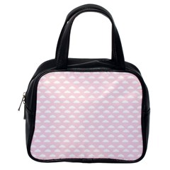 Little Clouds Pattern Pink Classic Handbag (one Side) by ConteMonfrey