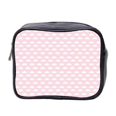 Little Clouds Pattern Pink Mini Toiletries Bag (two Sides) by ConteMonfrey