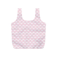 Little Clouds Pattern Pink Full Print Recycle Bag (s) by ConteMonfrey