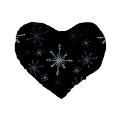 The Most Beautiful Stars Standard 16  Premium Heart Shape Cushions by ConteMonfrey