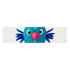 Fantasy 3d Bird Illustration 2 Banner And Sign 4  X 1  by dflcprintsclothing