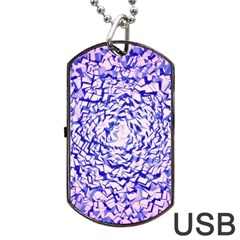 Cubes Cube Abstract Geometric Art Dog Tag Usb Flash (two Sides) by Wegoenart