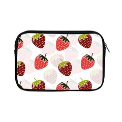 Strawberry Fruit Pattern Background Apple Ipad Mini Zipper Cases by Wegoenart