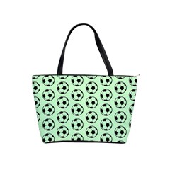 Pattern Ball Soccer Background Classic Shoulder Handbag by Wegoenart