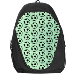 Pattern Ball Soccer Background Backpack Bag by Wegoenart