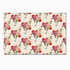 Key To The Heart Postcard 4 x 6  (pkg Of 10)