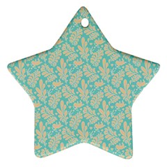Contrasting Leaves Ornament (star) by ConteMonfrey