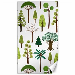 Chrismas Tree Greeen  Canvas 40  X 72  by nateshop