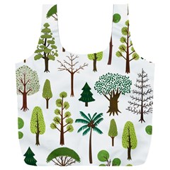 Chrismas Tree Greeen  Full Print Recycle Bag (xxxl) by nateshop