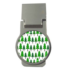 Chrismas Tree Greeen Money Clips (round)  by nateshop