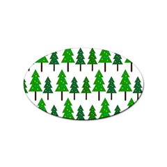 Chrismas Tree Greeen Sticker (oval) by nateshop