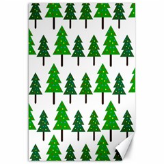 Chrismas Tree Greeen Canvas 20  X 30  by nateshop