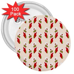 Christmas-background-christmas-stockings 3  Buttons (100 pack) 