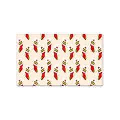 Christmas-background-christmas-stockings Sticker (rectangular) by nateshop