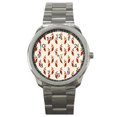 Christmas-background-christmas-stockings Sport Metal Watch