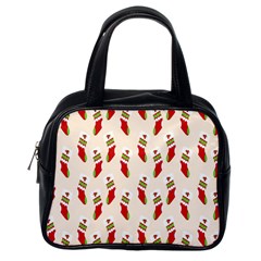 Christmas-background-christmas-stockings Classic Handbag (One Side)