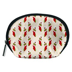 Christmas-background-christmas-stockings Accessory Pouch (Medium)