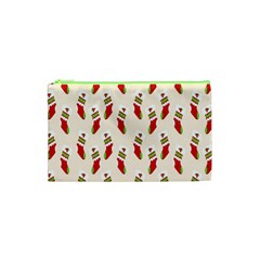 Christmas-background-christmas-stockings Cosmetic Bag (xs)