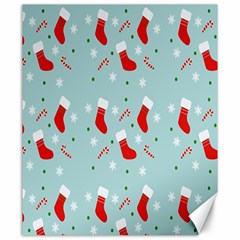 Christmas-pattern -christmas-stockings Canvas 20  X 24  by nateshop