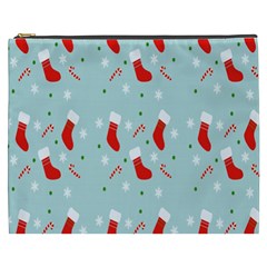 Christmas-pattern -christmas-stockings Cosmetic Bag (xxxl) by nateshop