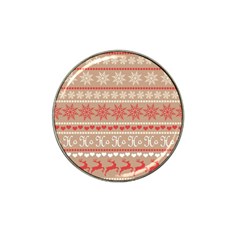 Christmas-pattern-background Hat Clip Ball Marker (4 Pack) by nateshop