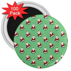 Christmas-santaclaus 3  Magnets (100 Pack) by nateshop