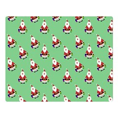 Christmas-santaclaus Double Sided Flano Blanket (large)  by nateshop