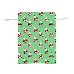 Christmas-santaclaus Lightweight Drawstring Pouch (l) by nateshop