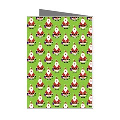 Christmas-santaclaus Mini Greeting Cards (pkg Of 8) by nateshop