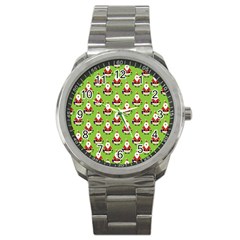 Christmas-santaclaus Sport Metal Watch by nateshop