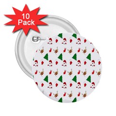 Christmas-santaclaus 2 25  Buttons (10 Pack)  by nateshop