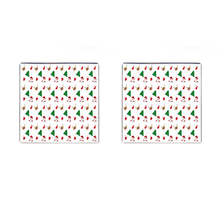 Christmas-santaclaus Cufflinks (Square)