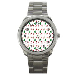 Christmas-santaclaus Sport Metal Watch by nateshop