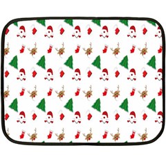 Christmas-santaclaus Fleece Blanket (mini) by nateshop