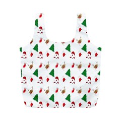 Christmas-santaclaus Full Print Recycle Bag (M)