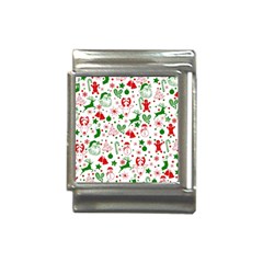 Christmas-seamless-green  Italian Charm (13mm) by nateshop