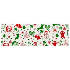 Christmas-seamless-green  Banner And Sign 9  X 3  by nateshop