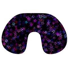 Christmasstars-001 Travel Neck Pillow by nateshop