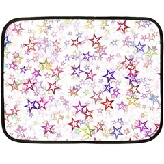 Christmasstars-004 Fleece Blanket (mini) by nateshop